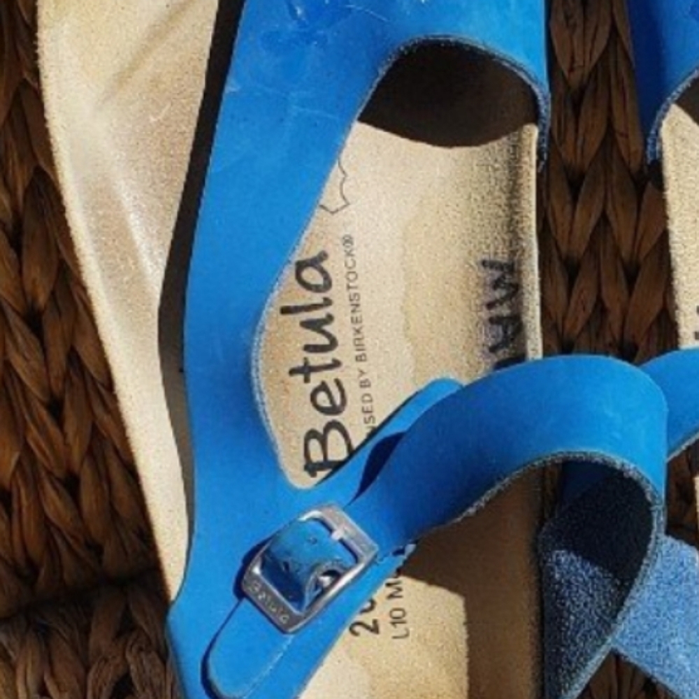 Betula By Birkenstock Women's Blue Sandals - Picture 2 of 8